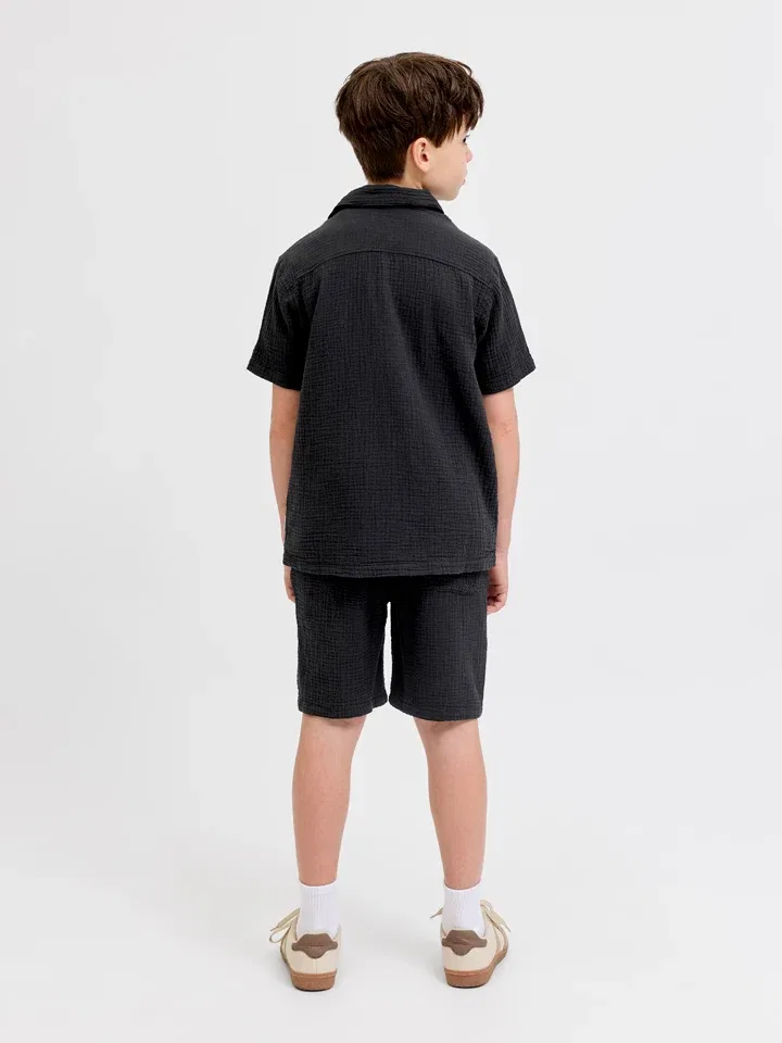 Шорты черный Jaiden Jack & Jones Junior, черный — фото 2