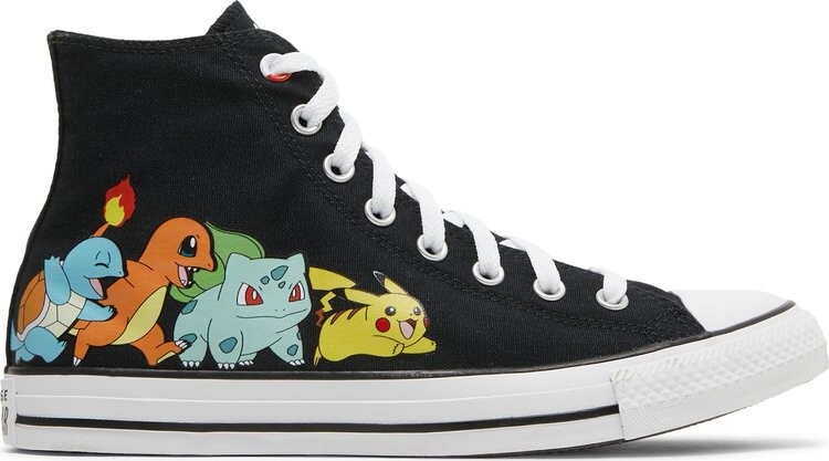 

Кроссовки Converse Pokemon x Chuck Taylor All Star High First Partners, черный
