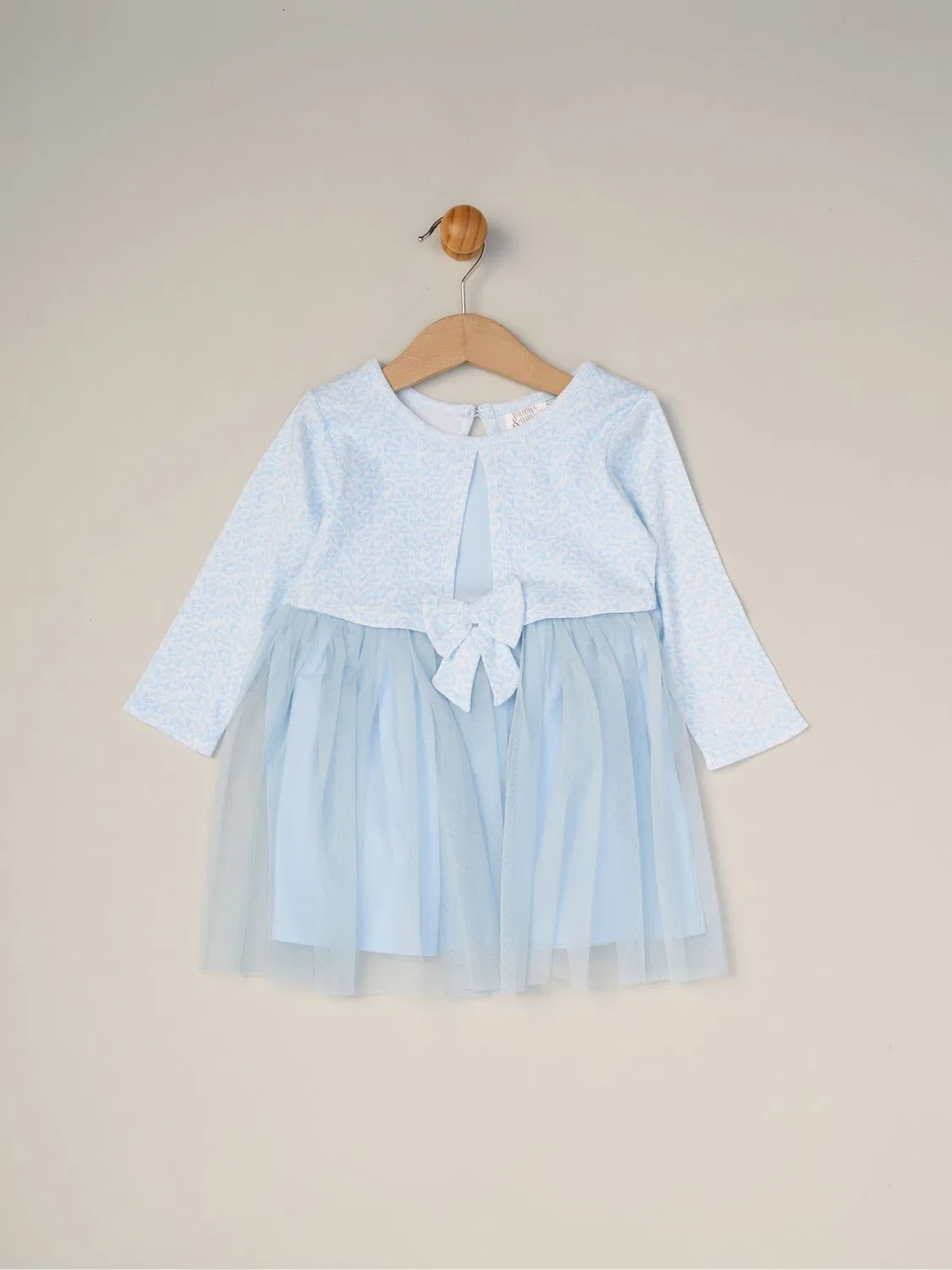 Платье-кардиган Miss Blue Mock Cardigan Dress, синий
