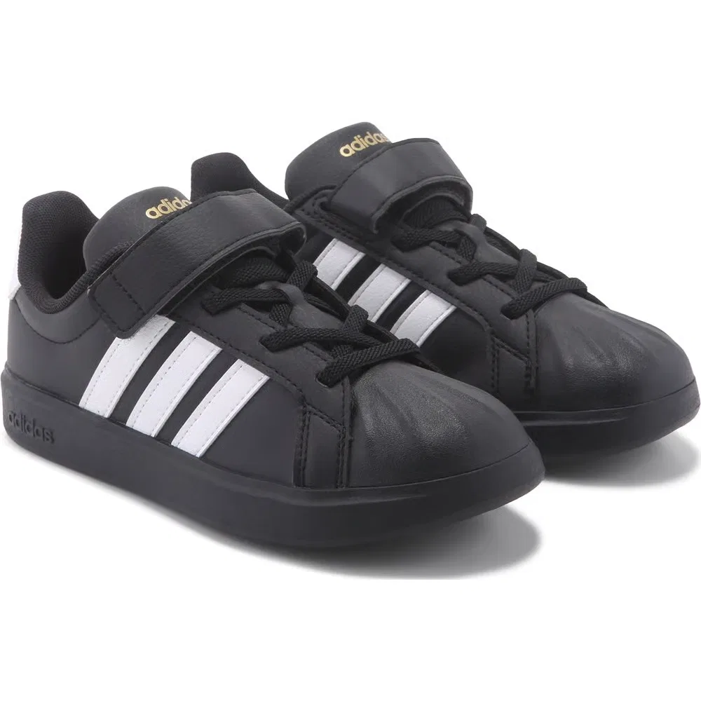 Детские кроссовки Streettalk Adidas, Black/Black/White