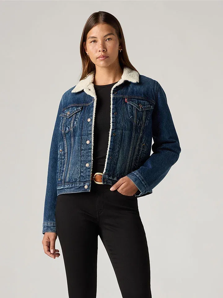 Женская джинсовая куртка прямая Levi's, Blue