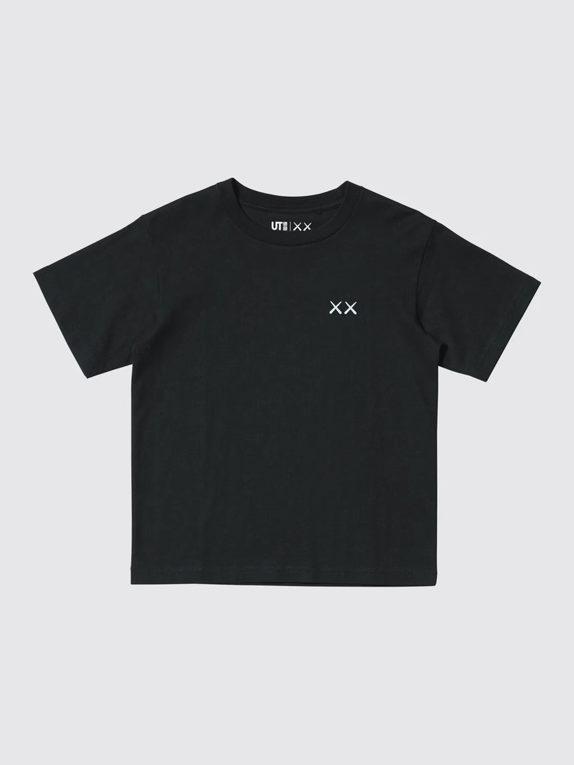 Футболка детская с коротким рукавом UT KAWS Uniqlo, черный — фото 4