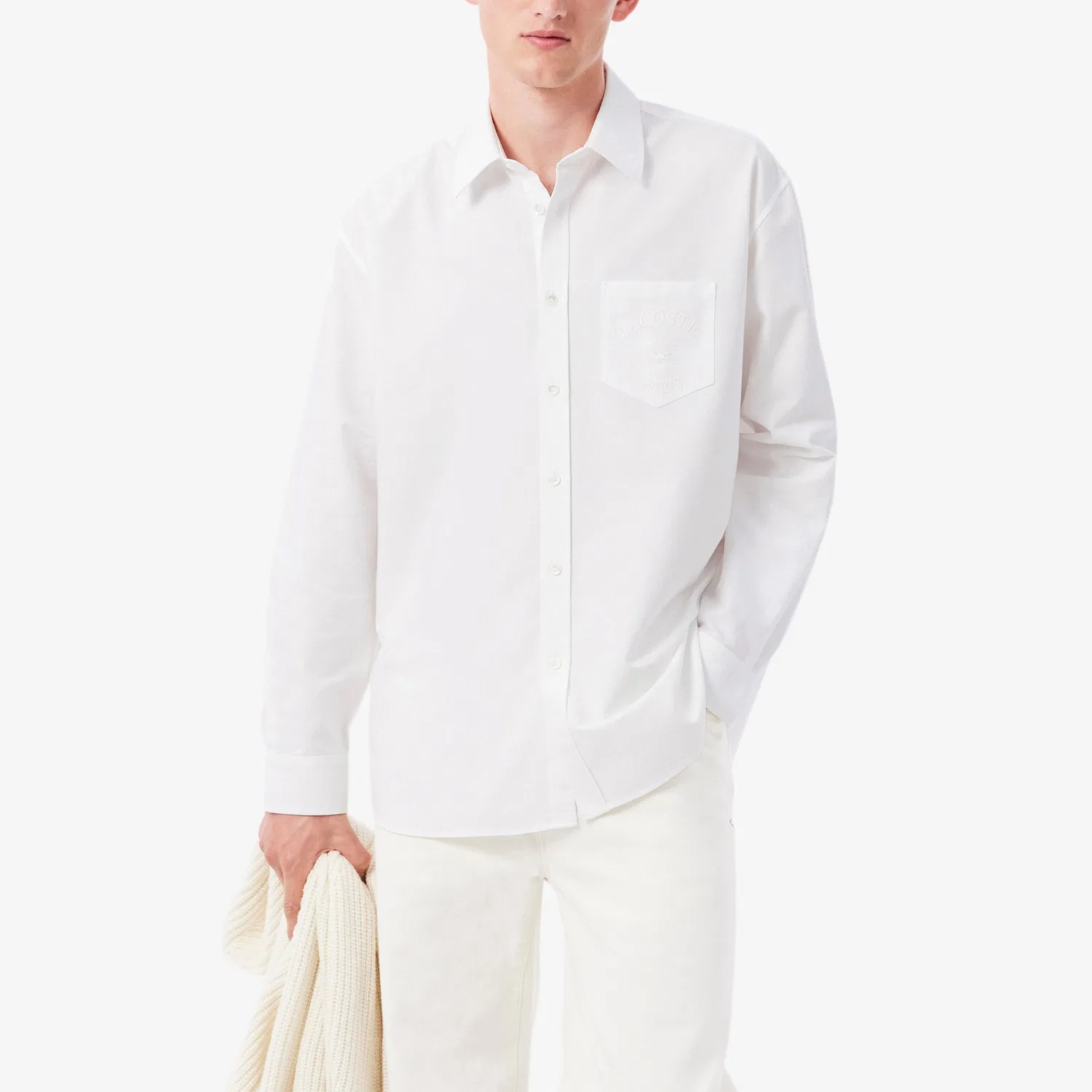 Мужская рубашка с воротником 001 LACOSTE, 001 — фото 3