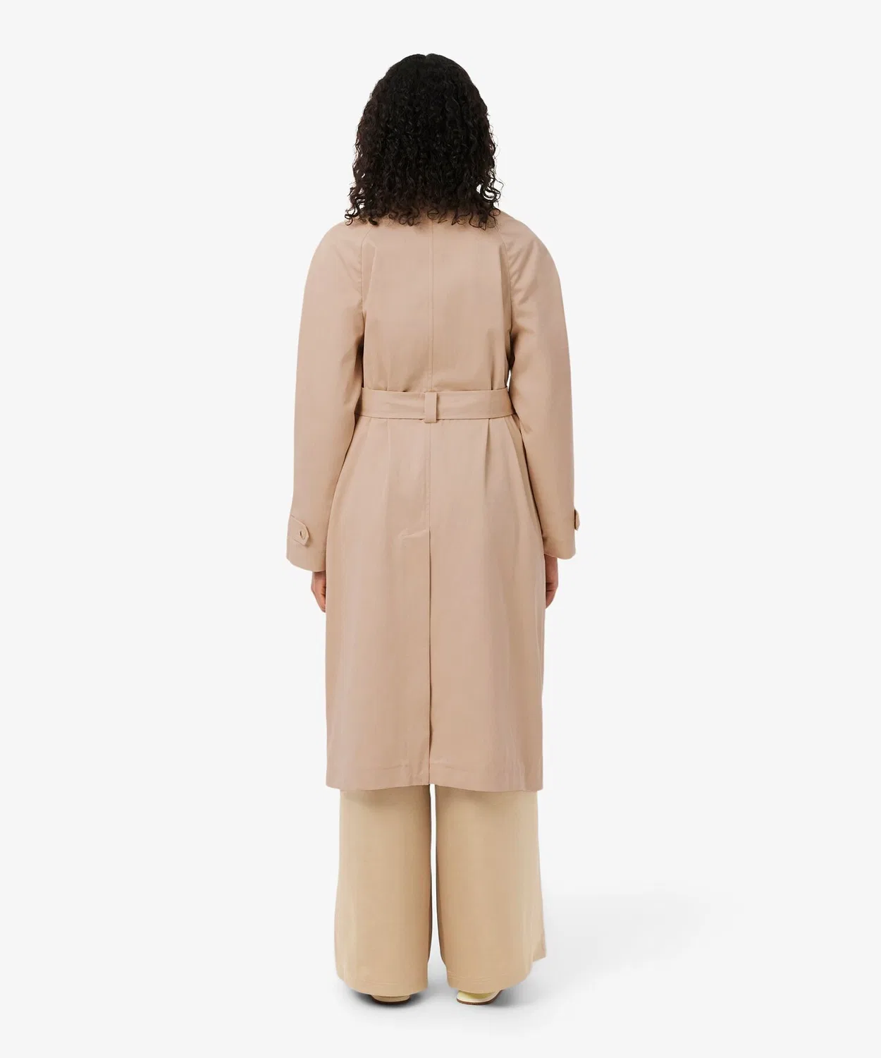 Женское пальто-тренч oversize с водоотталкивающей пропиткой LACOSTE, Beige — фото 4