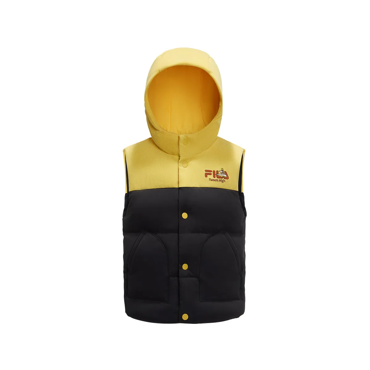 Детский жилет утепленный с капюшоном FILA KIDS, Legend Blue