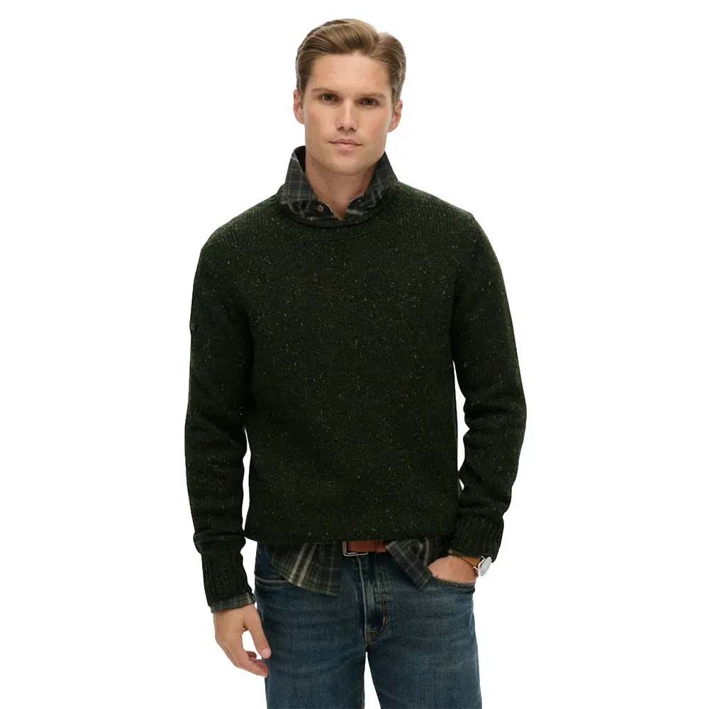 Свитер Donegal Superdry, зеленый