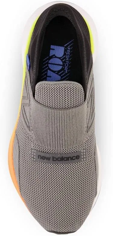 Детские кроссовки-слипоны Fresh Foam Roav V1 New Balance, Harbor Grey/Neon Dragonfly/Cosmic Pineapple — фото 4