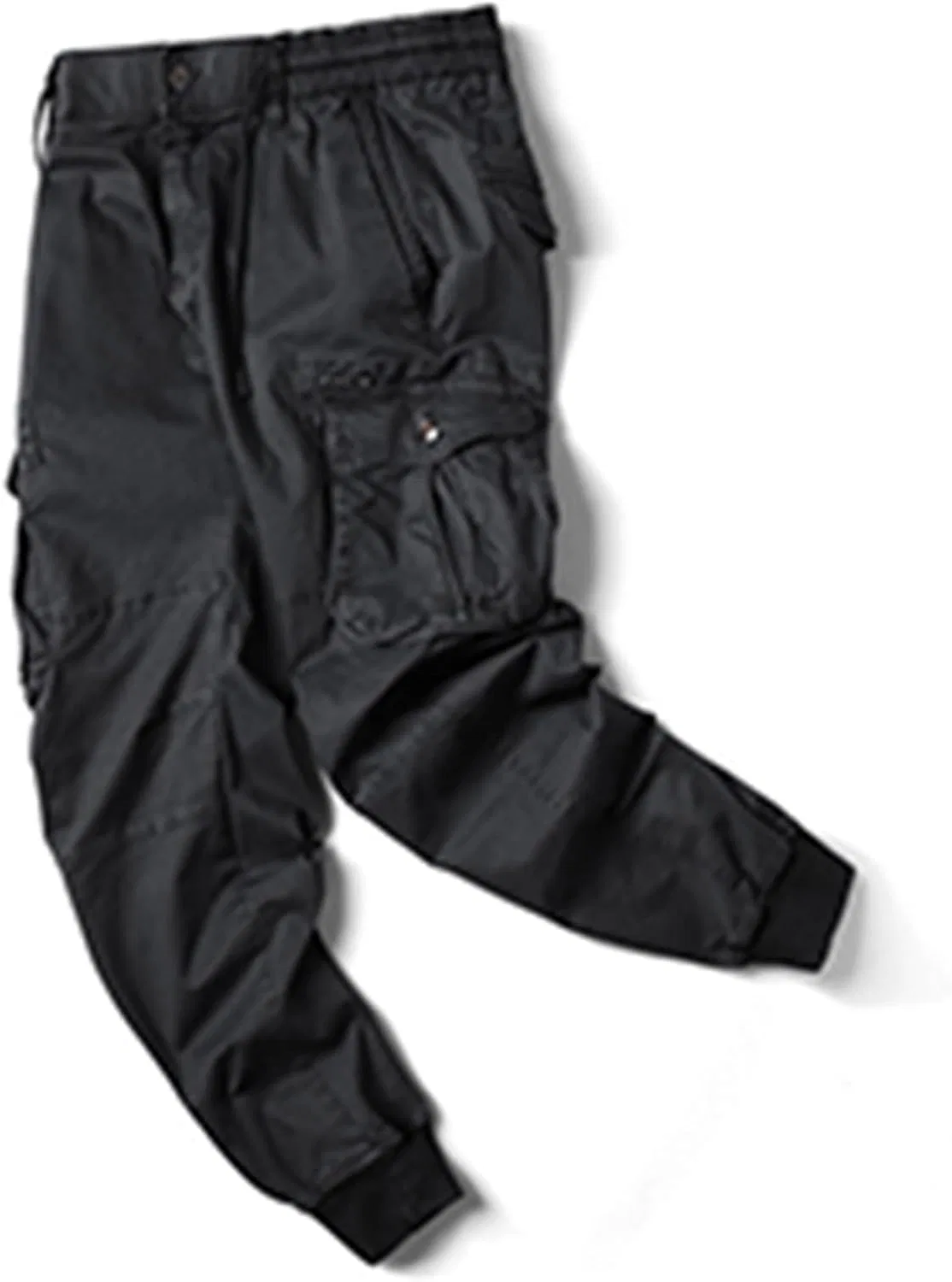 Мужские тактические брюки карго с водоотталкивающей тканью, чёрный — фото 3