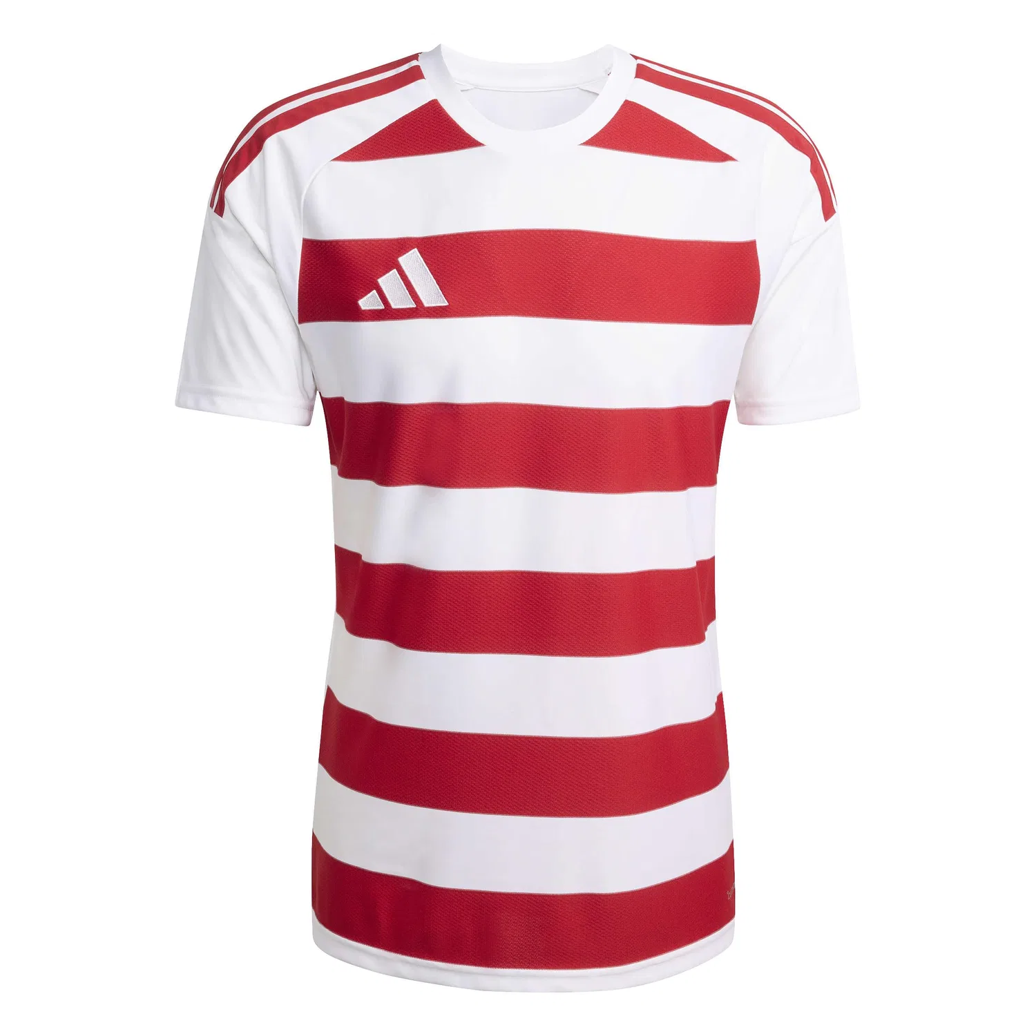 Мужская футболка с коротким рукавом Hooped26 adidas, White/Team Power Red 2