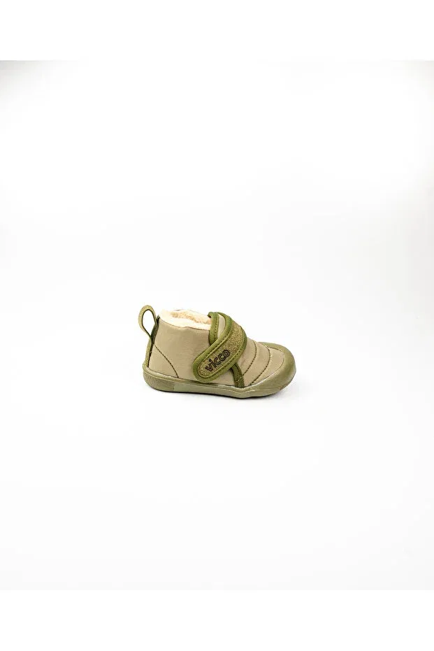 Детские туфли для мальчиков с низким каблуком Vicco, Khaki — фото 2