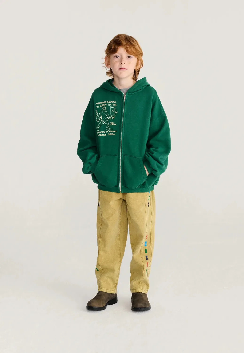 Толстовка унисекс Mr. footish Bobo Choses, Evergreen