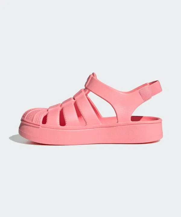 Сандалии Superstar, детские, Adidas Kids, розовый — фото 2
