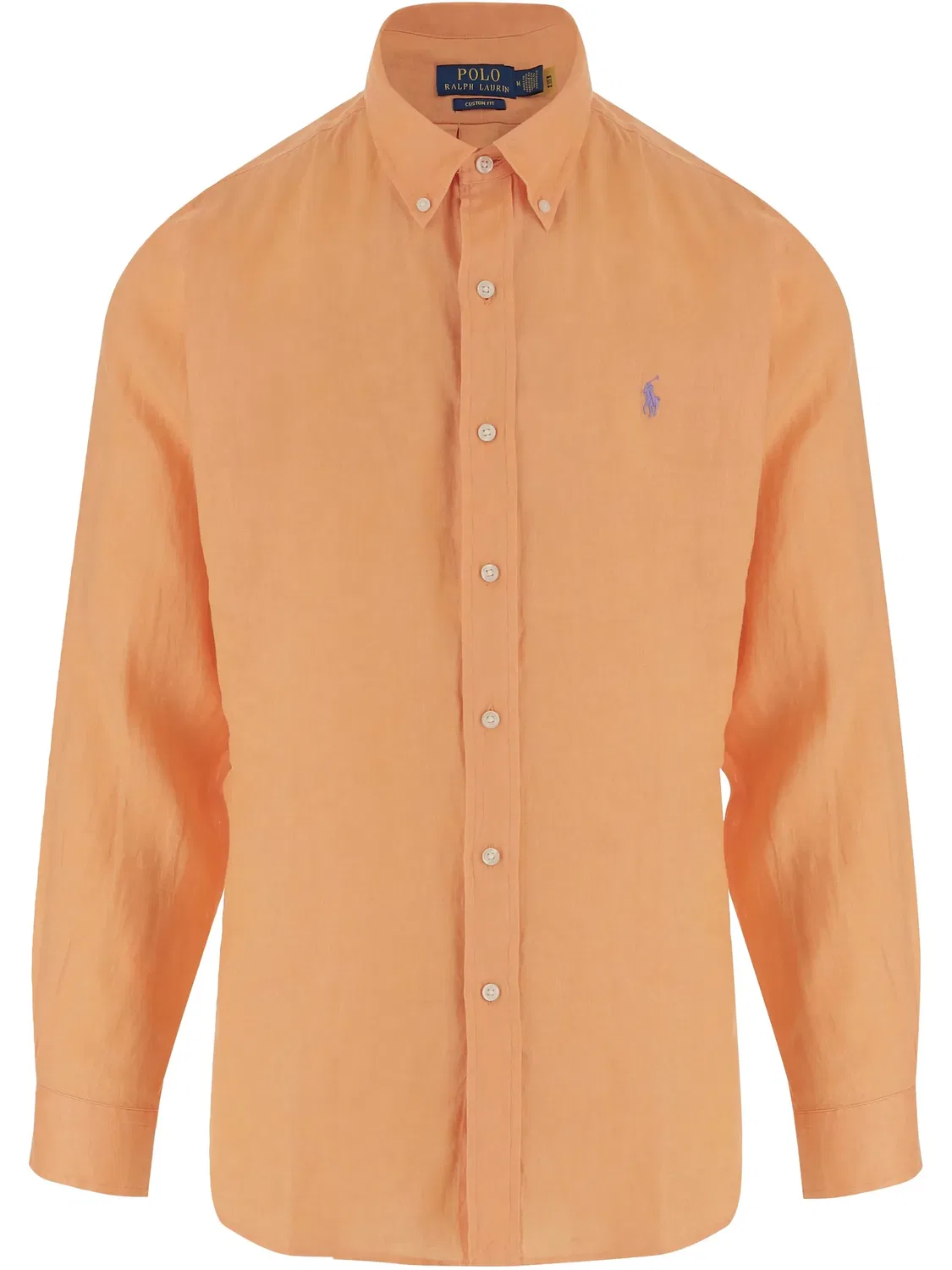 Polo Ralph Lauren Рубашка льняная оранжевая