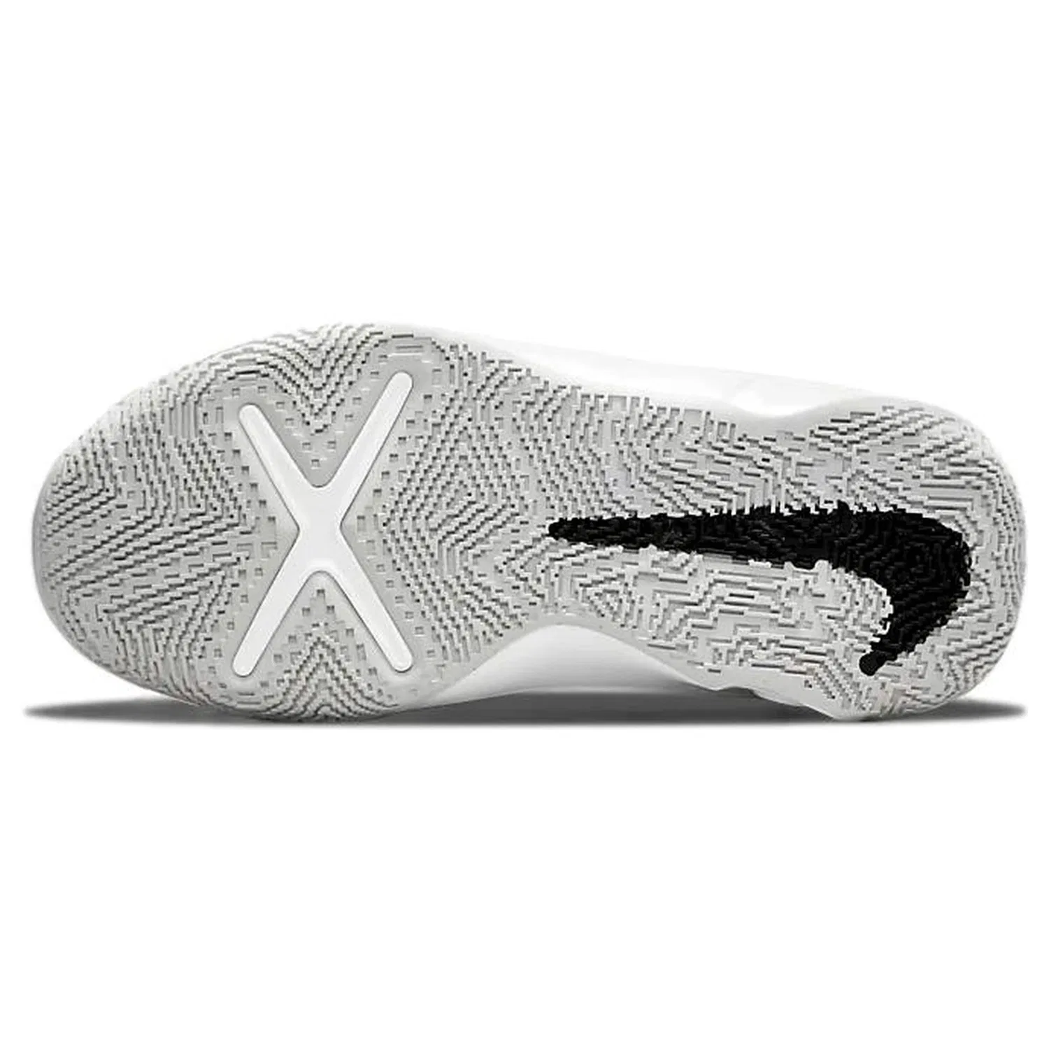 Детские кроссовки для мальчиков с принтом Team Hustle D 10 NIKE, Black Metallic Gold White — фото 2