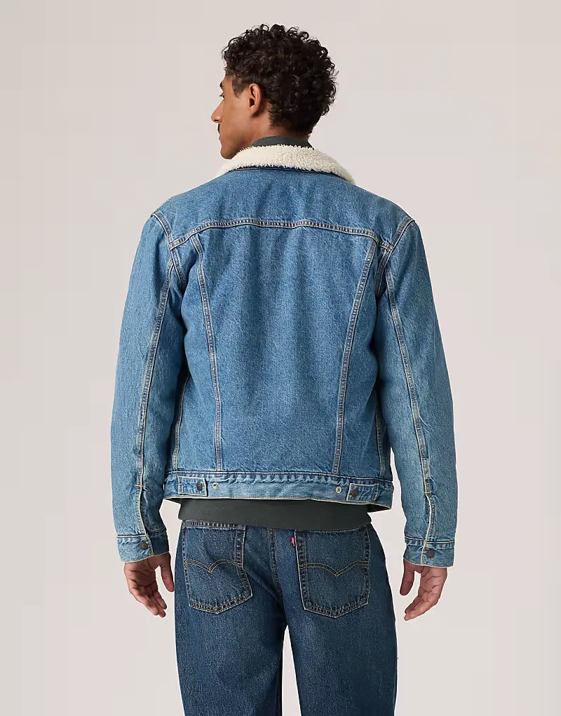 Куртка-тракер sherpa type iii из вельвета Levi's, синий — фото 2