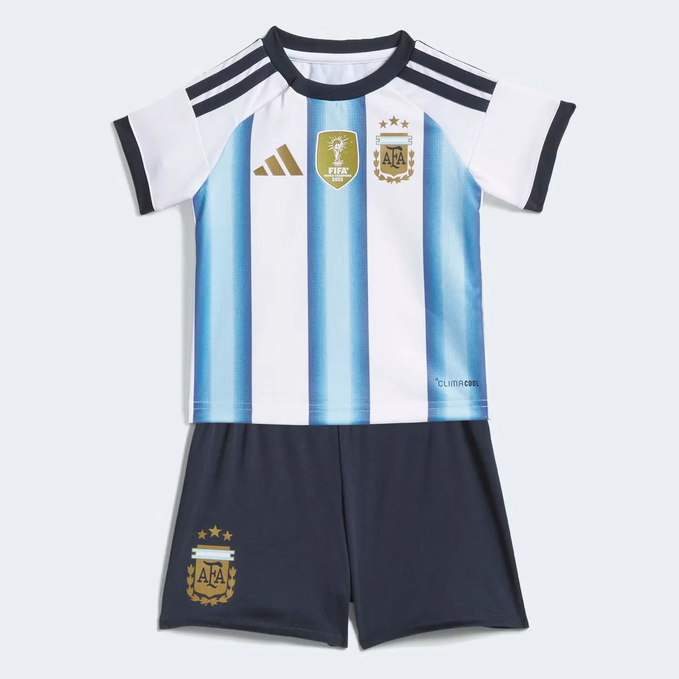 Комплект футбольный с принтом Argentina 2026 Adidas, белый
