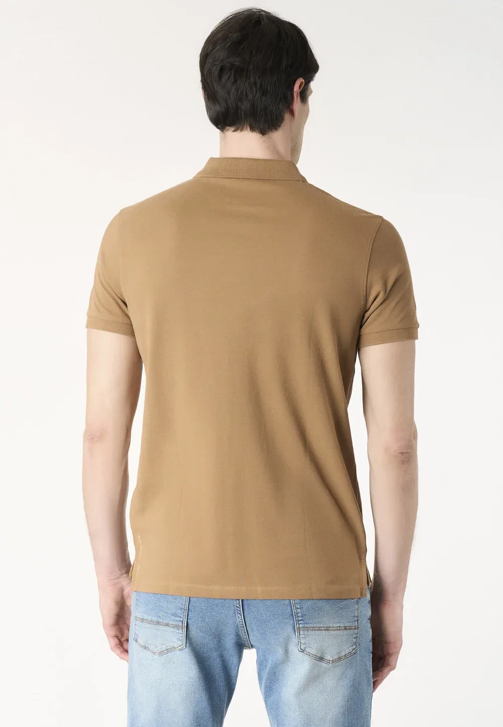 Рубашка поло U.S. Polo Assn., Beige — фото 3