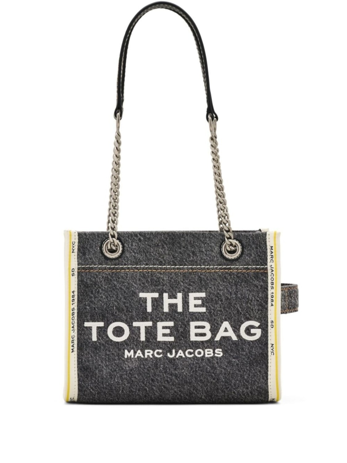 

Marc Jacobs сумка-тоут Denim Chain Small, серый
