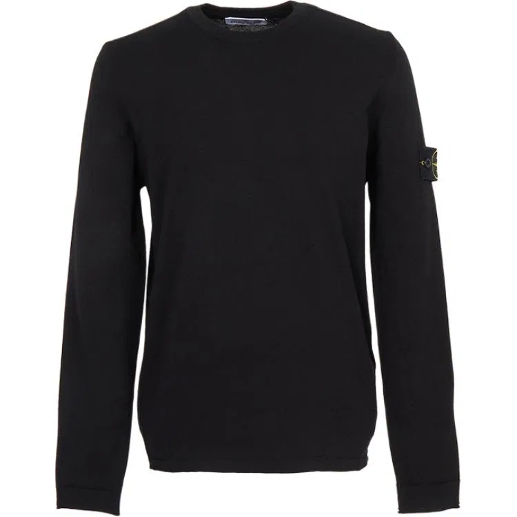 Детский свитер с круглым вырезом Stone Island, Black