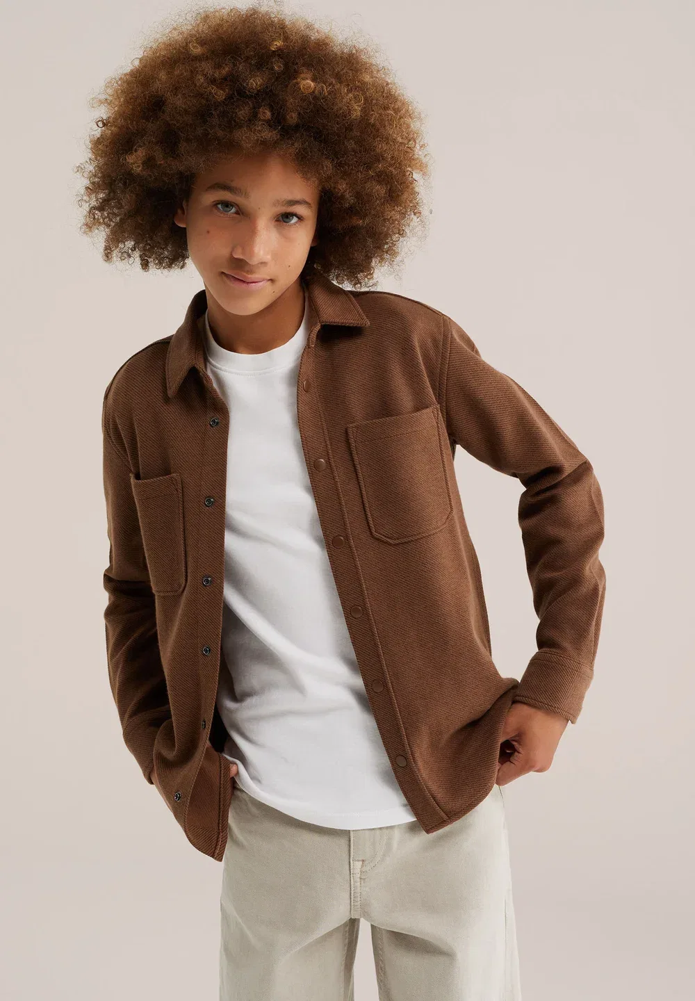 Блу-Ридж - летняя куртка We Fashion, Brown — фото 2