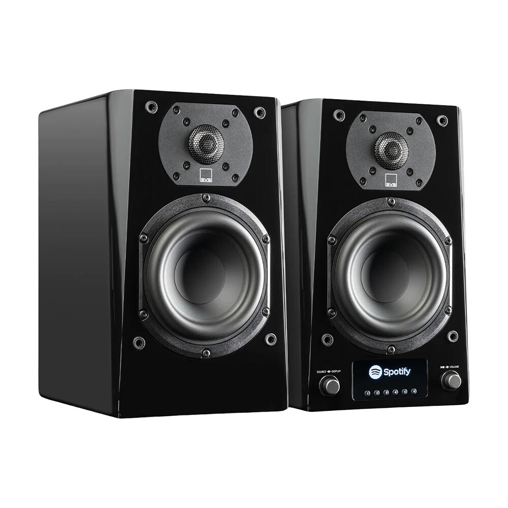 Полочная акустика SVS Prime Wireless Pro с Chromecast и Airplay 2, 2 шт, глянцевый черный — фото 2