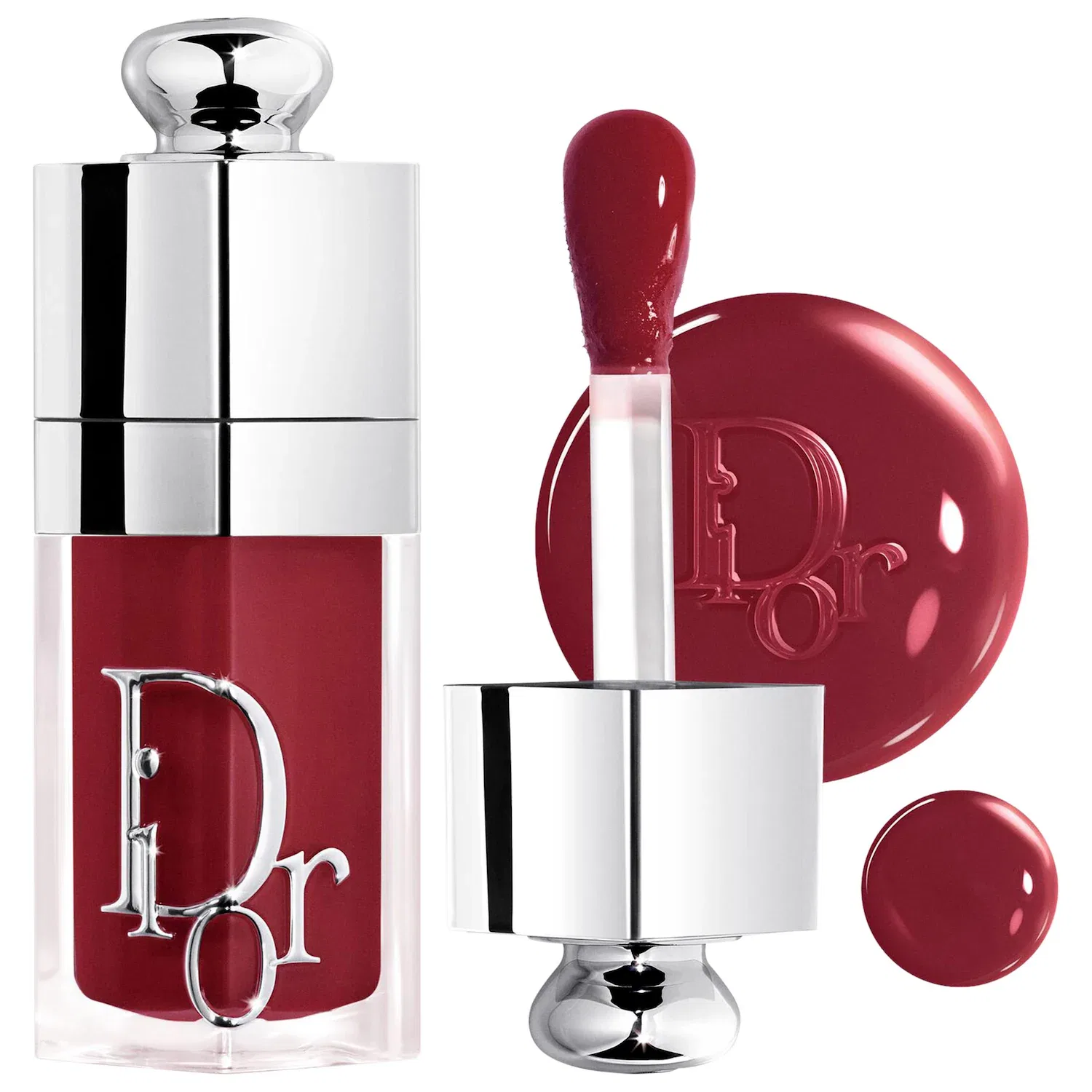 Масло для губ DIOR, 6 мл, с зеркальным блеском, 104 Black Cherry