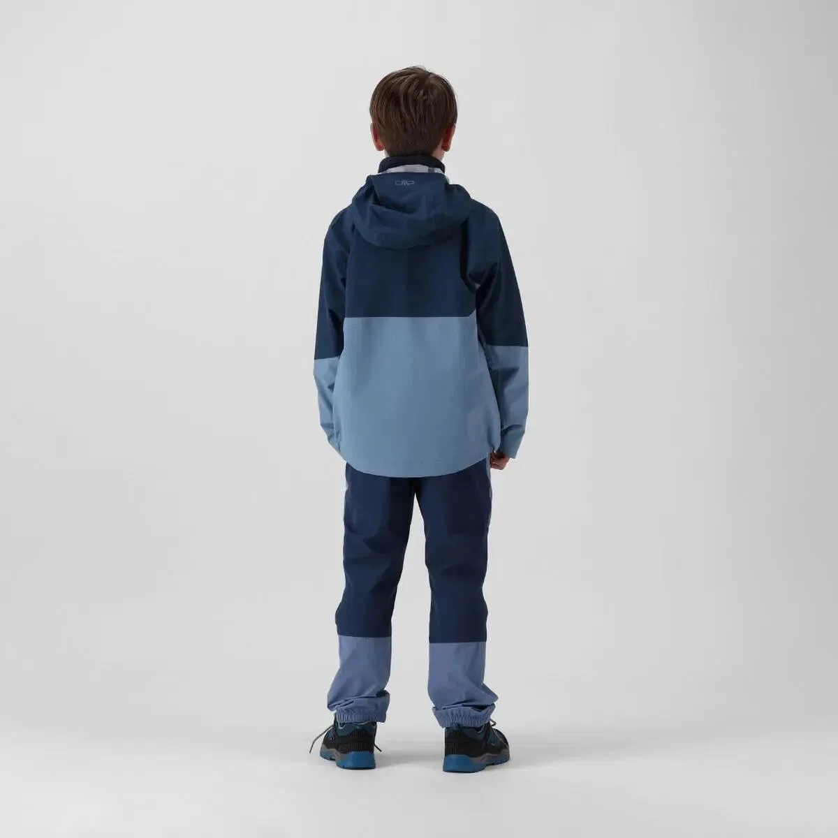 Детская ветрозащитная куртка Unlimitech Cmp, Konigsblau Pastellblau Mediterranes Blau — фото 4