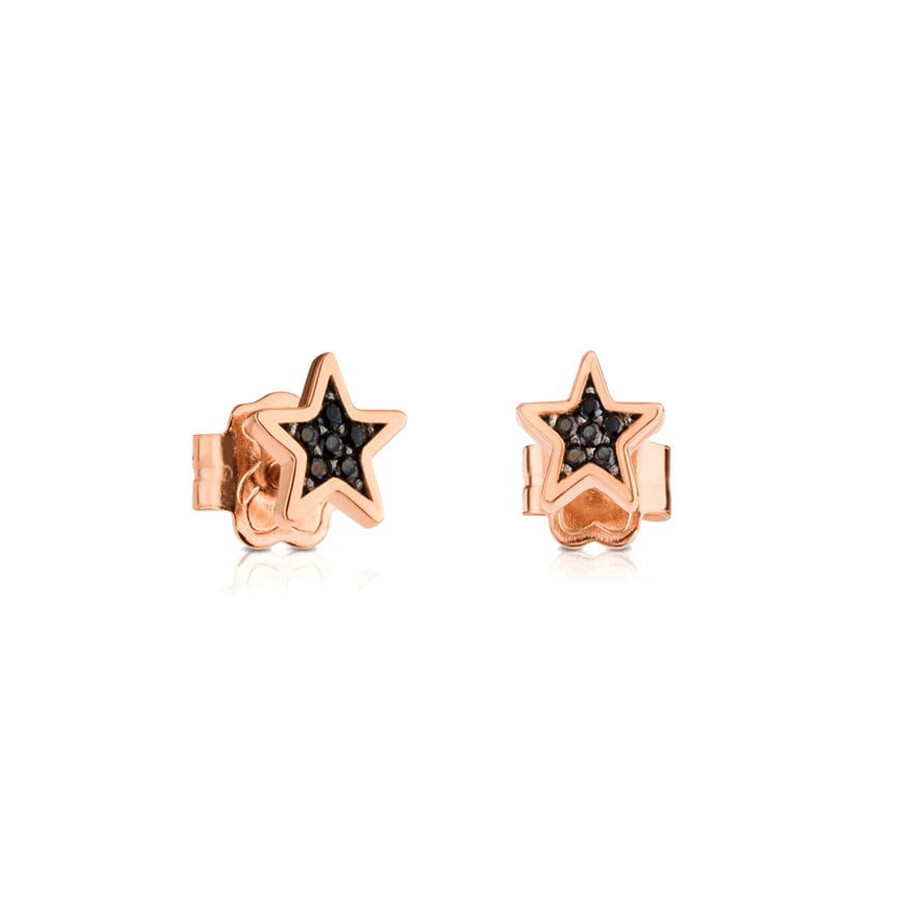 

Серьги Tous Motif Star Motif, розовое серебро/шпинель