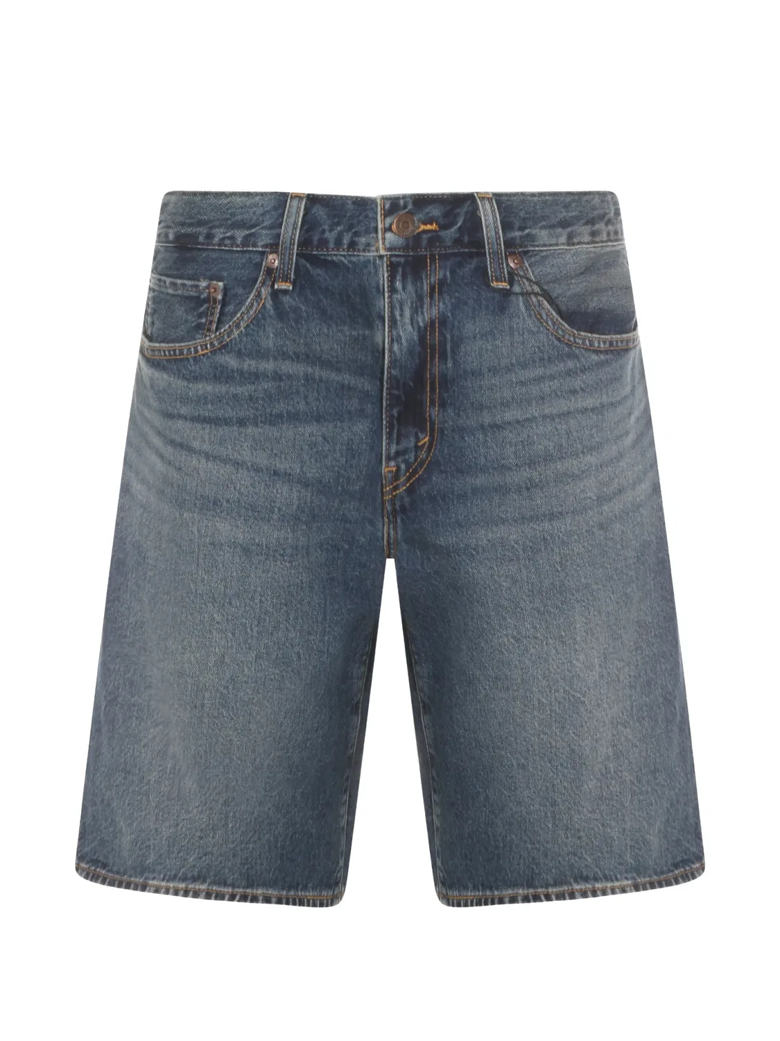 Шорты джинсовые широкие синие Levi's, синий
