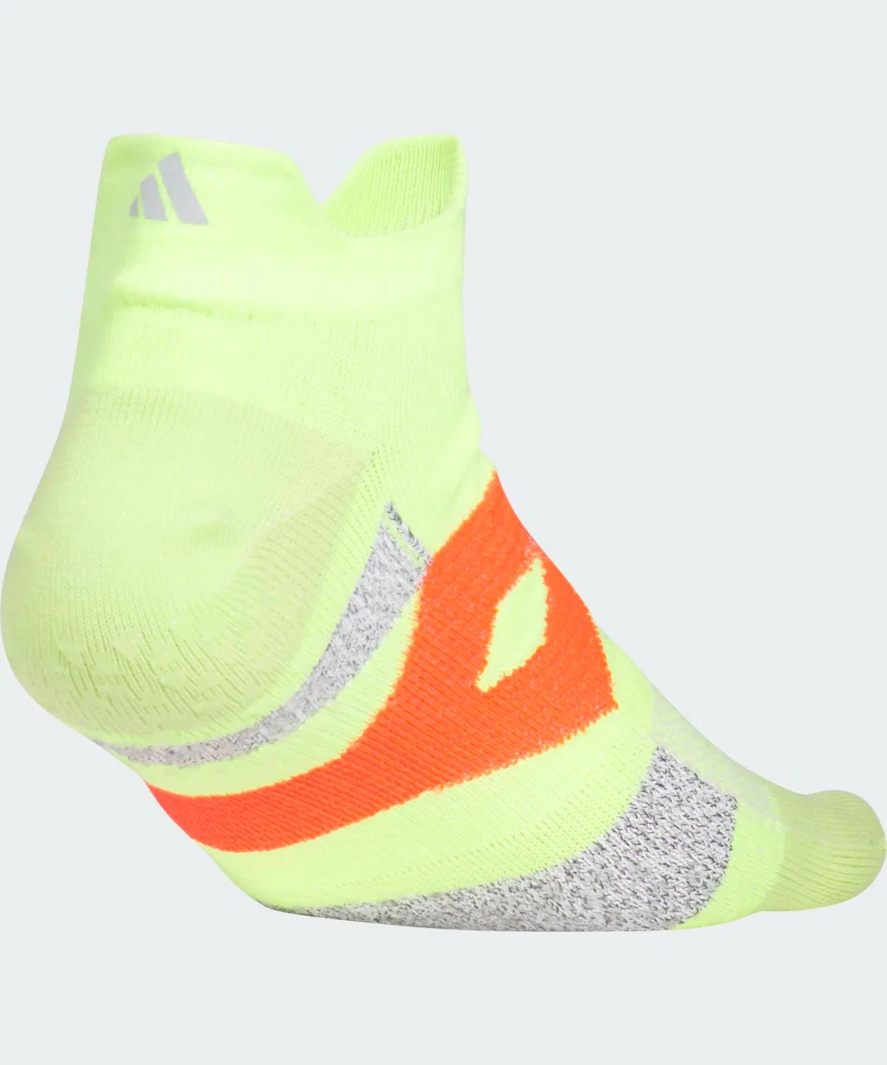 Мужские/Женские спортивные носки с 5 пальцами, модель Running Performance Adidas, Yellow — фото 2