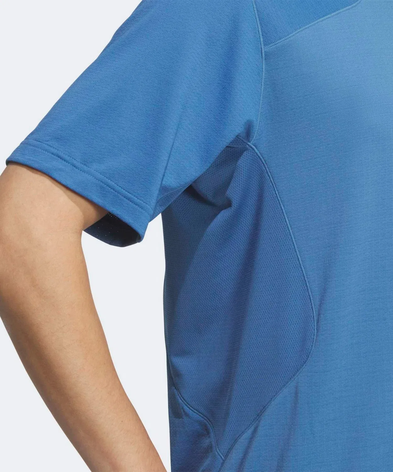 Мужская футболка с коротким рукавом Adidas Tech Essentials Cool Touch Regular Fit Stealth Sleeve, Blue — фото 4