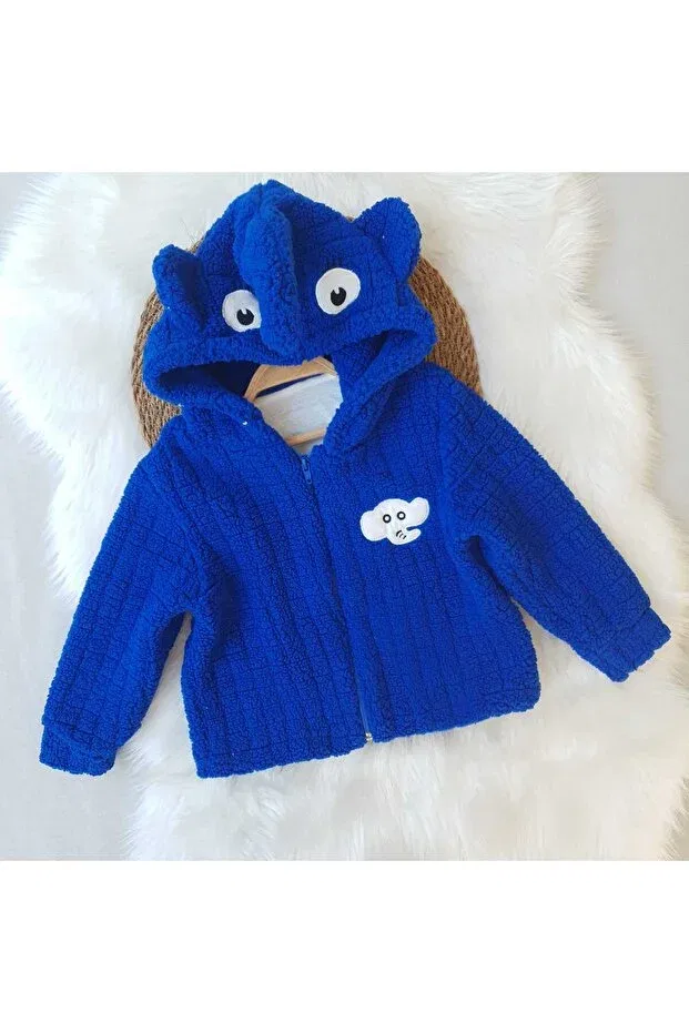 Детский кардиган с капюшоном Elephant Aden Kids, Cardigan Fil Sax
