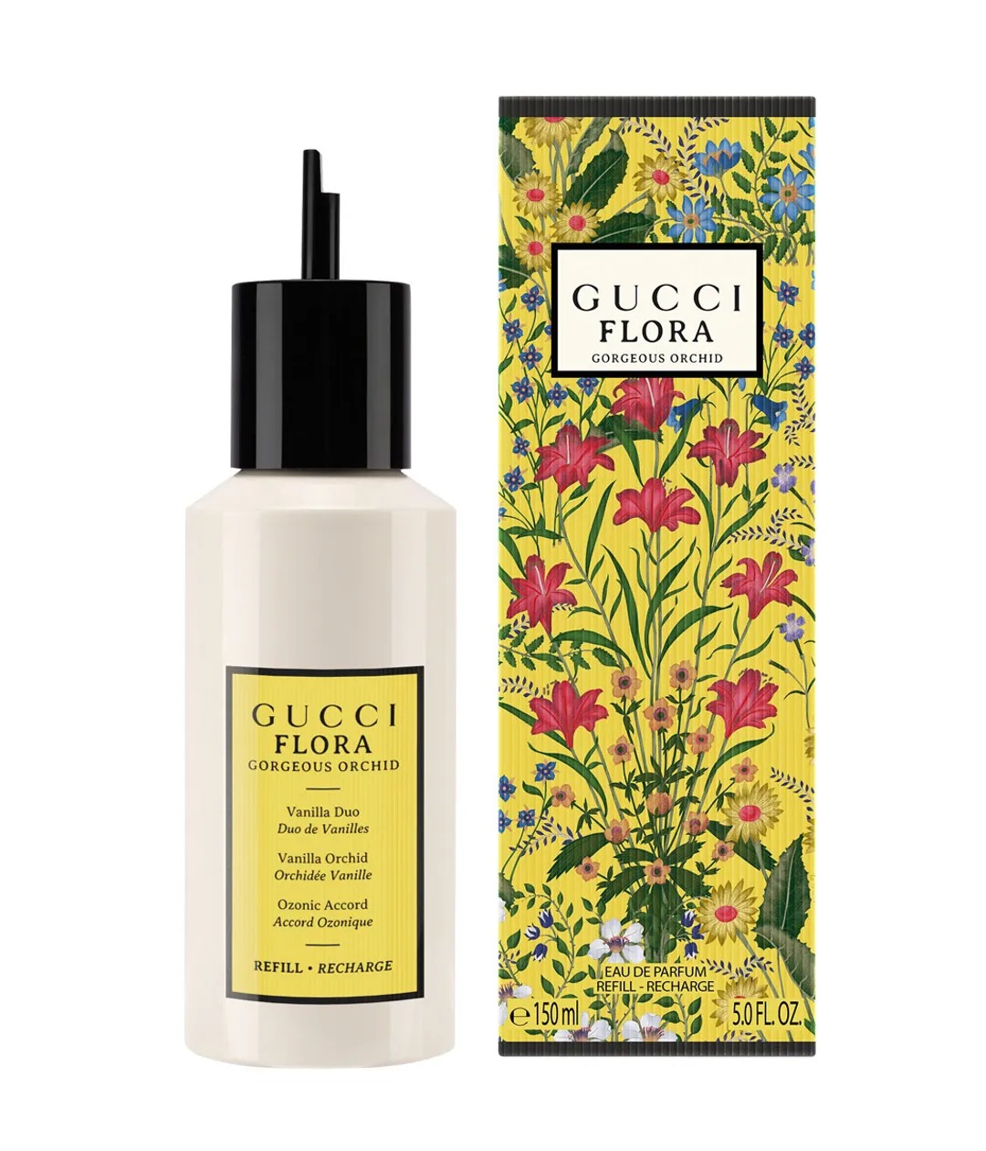 Сменный блок для парфюмерной воды Gucci Flora Gorgeous Orchid, 150 мл — фото 2