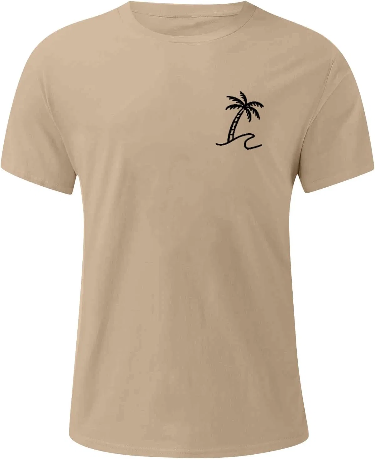 Мужская футболка с графическим принтом Summer Lightweight, Khaki — фото 3