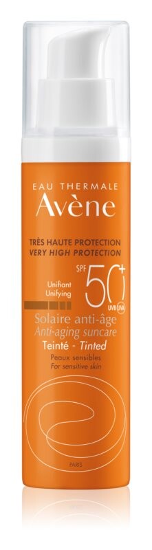 

Защитный тонизирующий крем для лица SPF 50+ Avène Sun Anti-Age