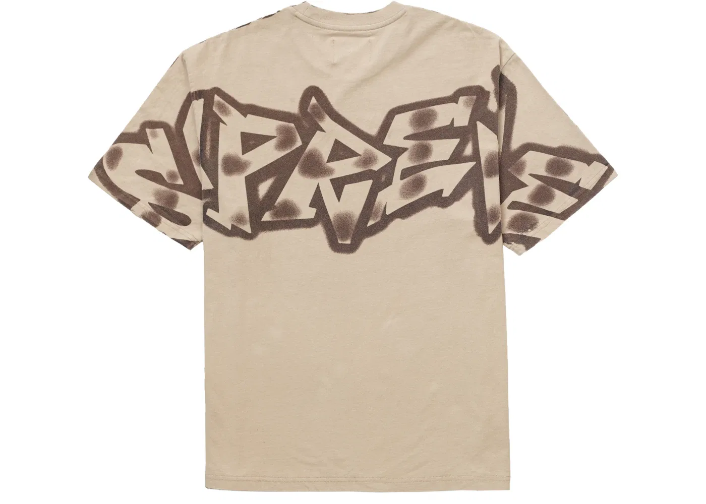 Мужская футболка с принтом Supreme x New York Yankees Airbrush S/S Top, Clay — фото 2