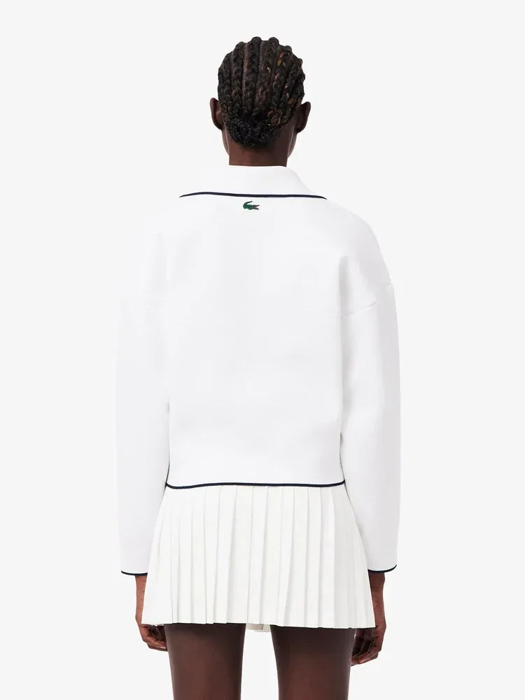 Свитшот женский LACOSTE Heritage Tennis, White — фото 3