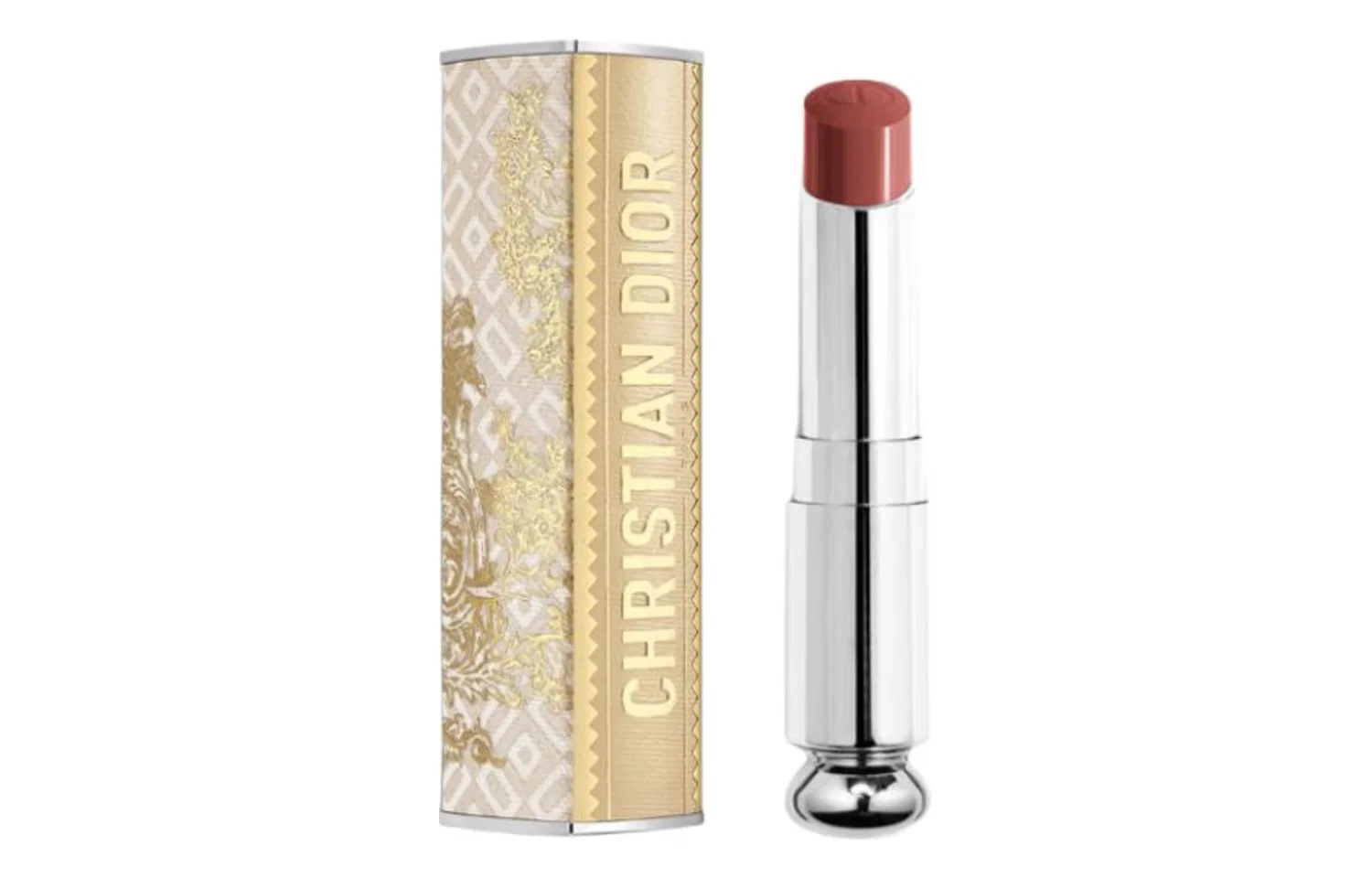 Женская помада с кремовой текстурой, оттенок 716 Dior Cannage, Wicker Pattern, Cinnamon Milk Coffee, DIOR, Cinnamon Milk Coffee