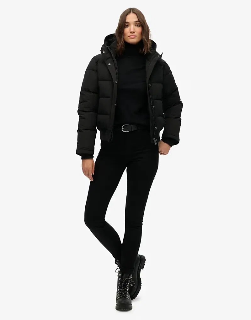 Куртка-бомбер Superdry Everest, черный — фото 3