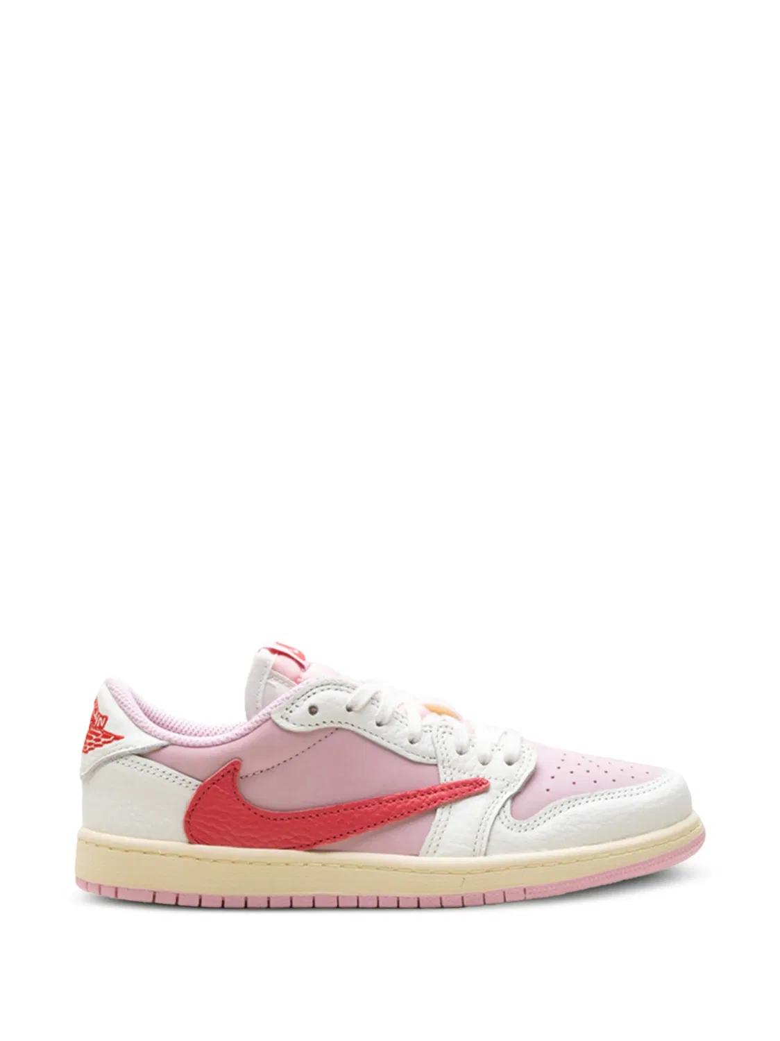Кроссовки Air Jordan 1 из коллаборации с Travis Scott Jordan Kids, розовый