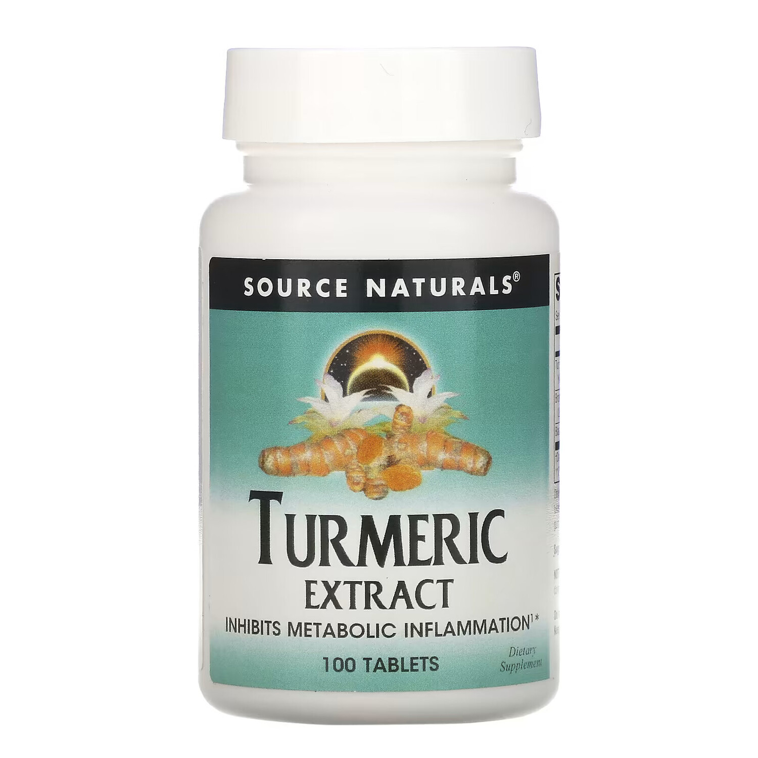 

Source Naturals, экстракт куркумы, 100 таблеток