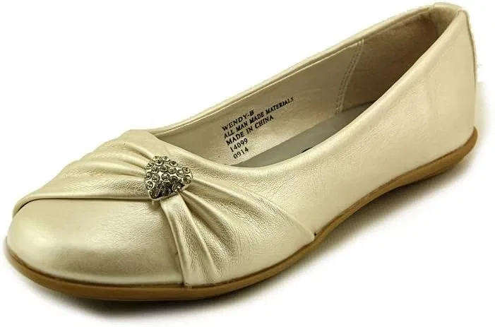 Детские балетки для девочек с сердцем из страз Swea Pea & Lilli, Ivory