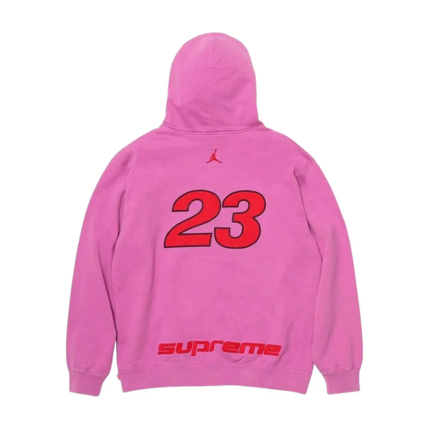 Мужское худи с капюшоном Supreme x Jordan SS26 Pink, розовый — фото 2