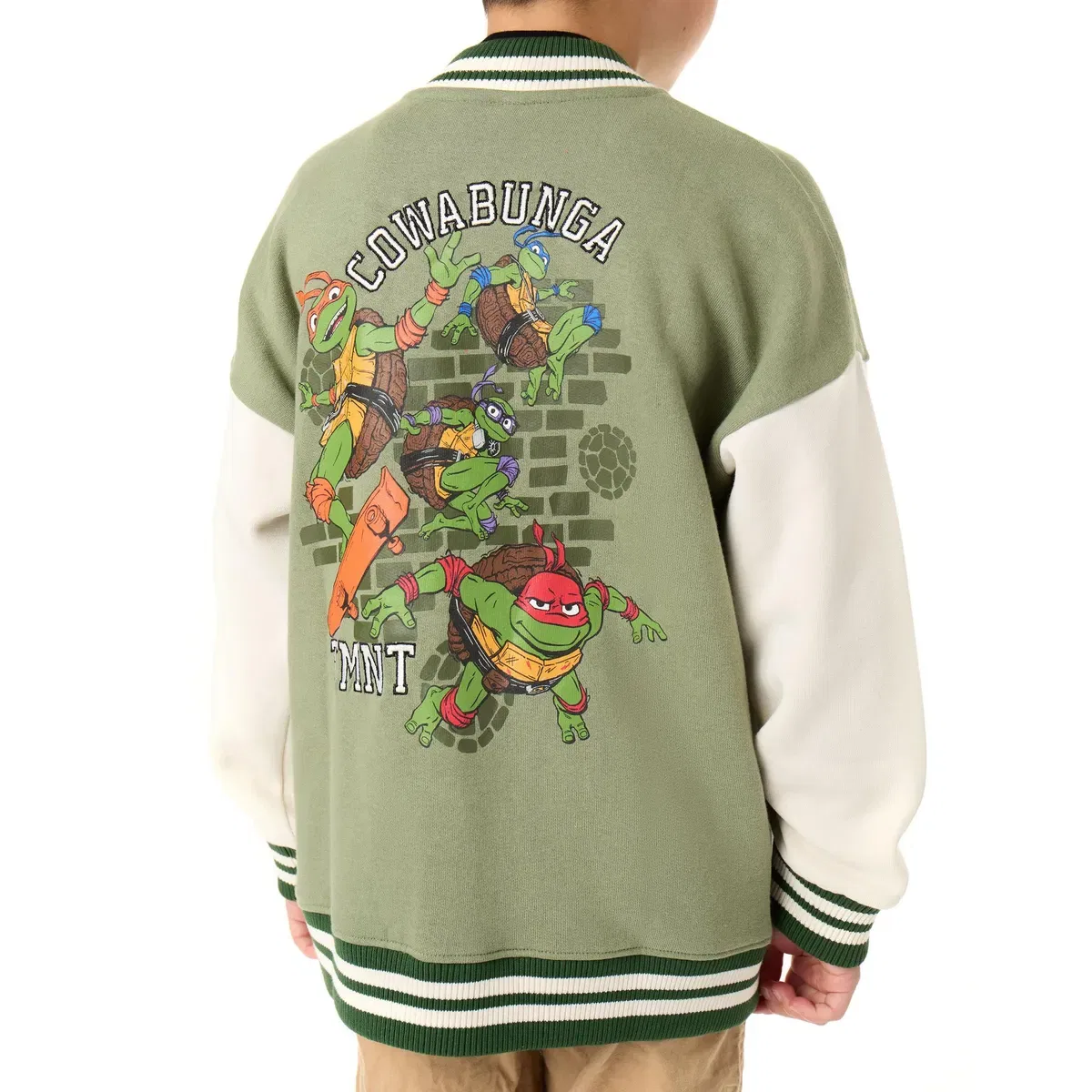 Детская куртка-бомбер для мальчиков Cowabunga Teenage Mutant Ninja Turtles, Green — фото 4