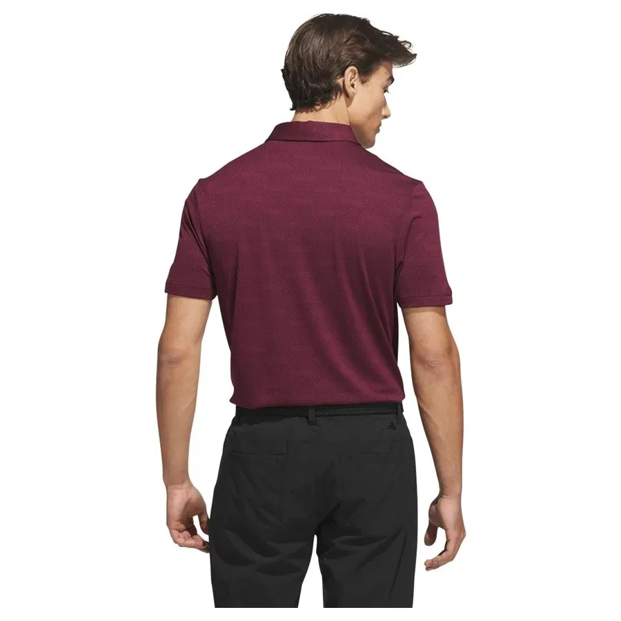 Футболка с жаккардовым узором adidas Ult Jacquard KW1738, Бордовый — фото 4