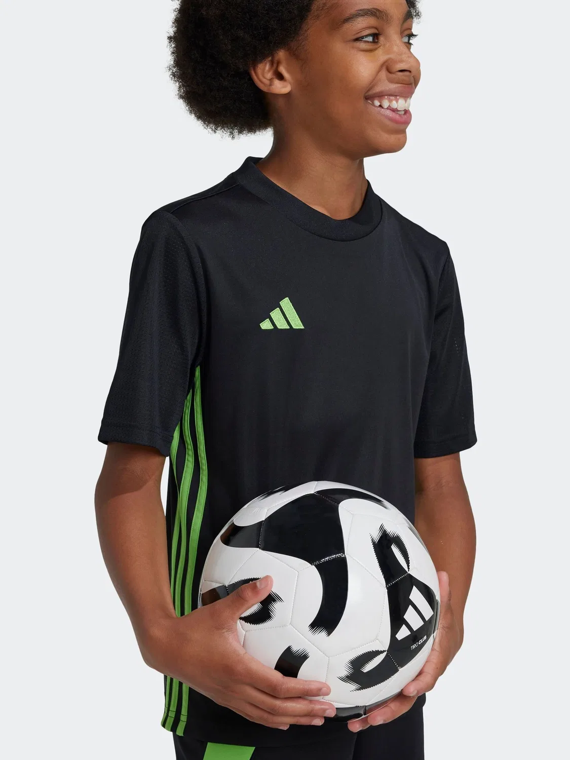 Футбольная джерси Tabela 23 adidas, черный/зеленый