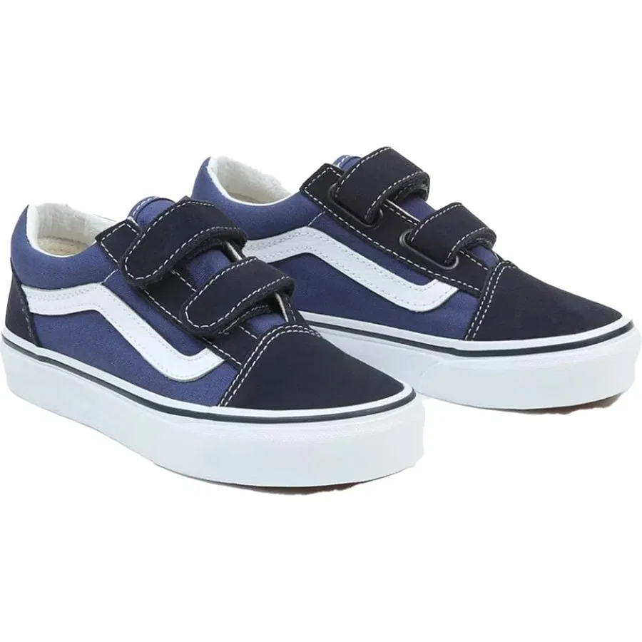 Детские кеды Old Skool V Vans, Темно-синий/Белый