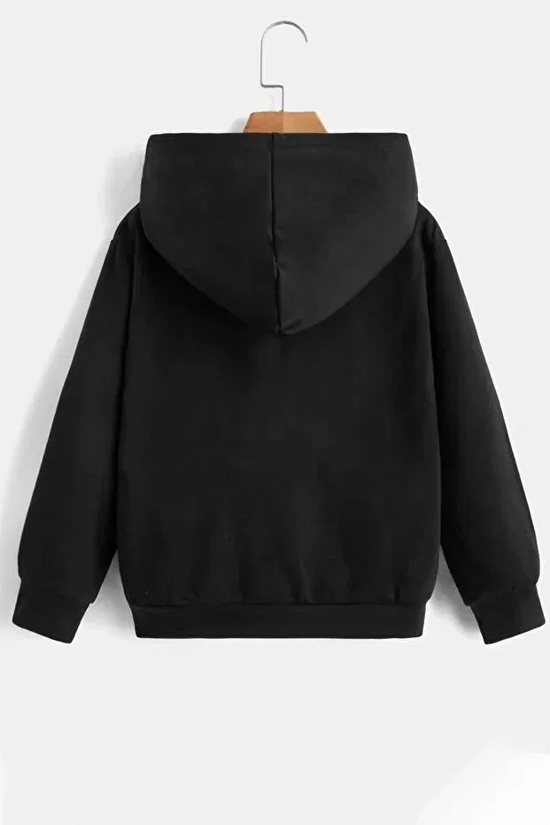 Детские свитшот для девочек с принтом Children'S Friendly Bears Printed Trendypassion, Black5 — фото 2