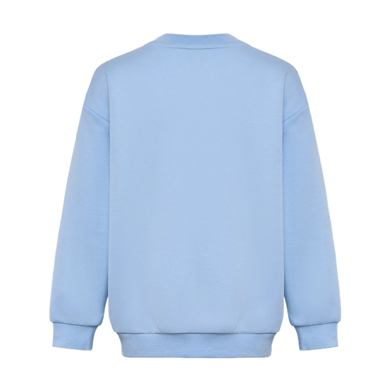 Детский свитшот с круглым вырезом Adidas, Color Blue — фото 3