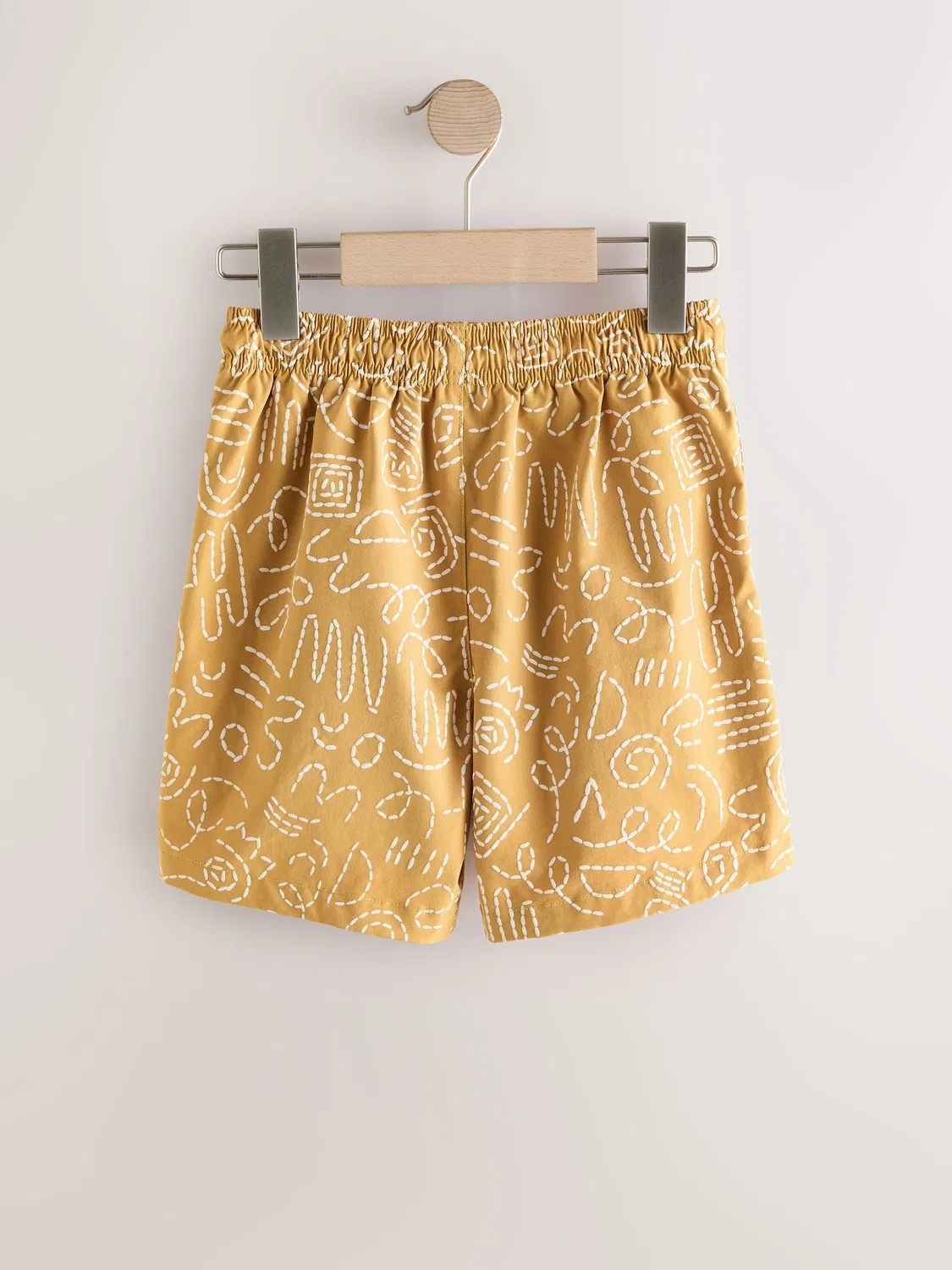 Плавки с принтом Ochre Yellow Next, Охра — фото 2